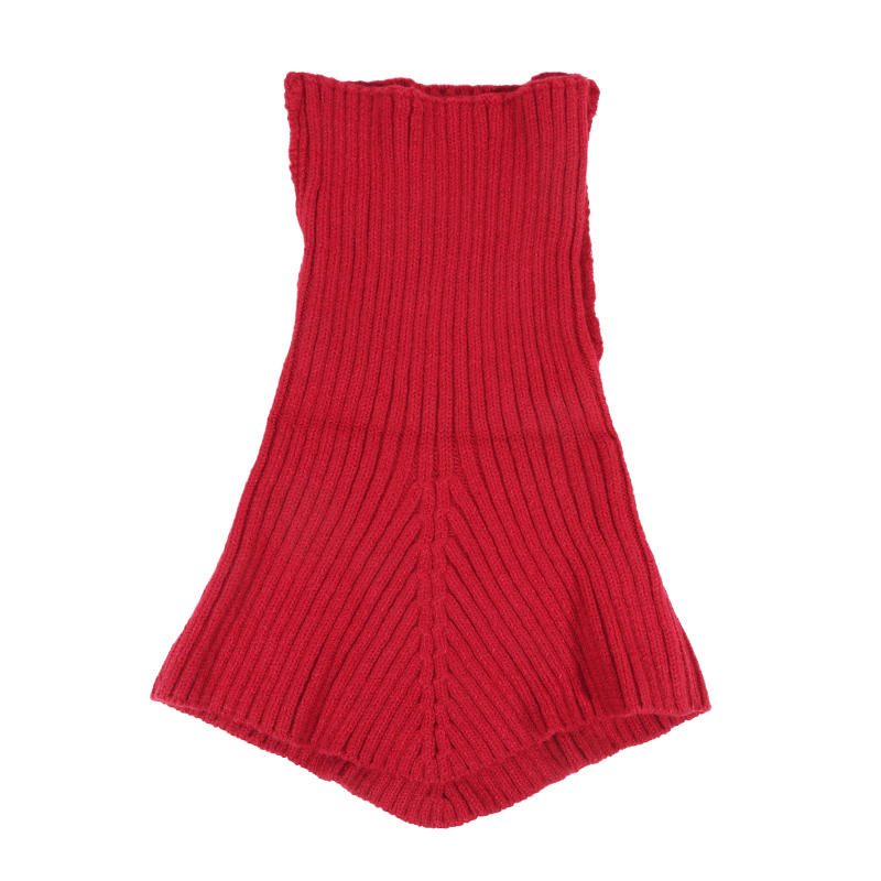 Вязаные шарфы-манишки с высоким воротником для женщин, съемный шарф-водолазка, мягкая теплая манишка для шеи, накидка на плечи