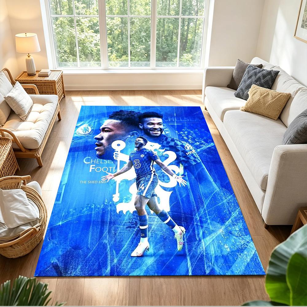 Chelsea Fc Football Player Floor Rug Office Rug Suitable for Outdoor Decorate room Kitchen Hallway Antislip Carpet Anime Office Decor