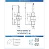 10/20/30/50/100/200/300/500kg Small size pressure weighing press force measuring miniature Threaded rod tension load cell sensor