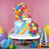 56 PCS Ball Cake Picks Colorful Ball Shaped Cake Topper Pearl Balls Cupcake Cake Insert Topper for Wedding Birthday Party