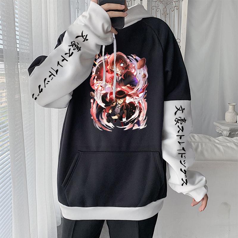 Bungou Stray Dogs Nakahara Chuuya аниме Harajuku для мужчин и женщин зимние толстовки с капюшоном в готическом стиле Люси Мод Монтгомери крутые толстовки с героями мультфильмов