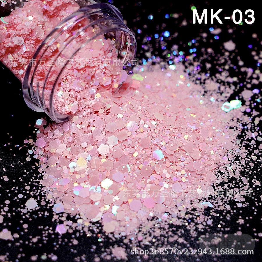 Лазерные макаронные нейл-арты, конфетные цвета для DIY-поделок и блестящего декора