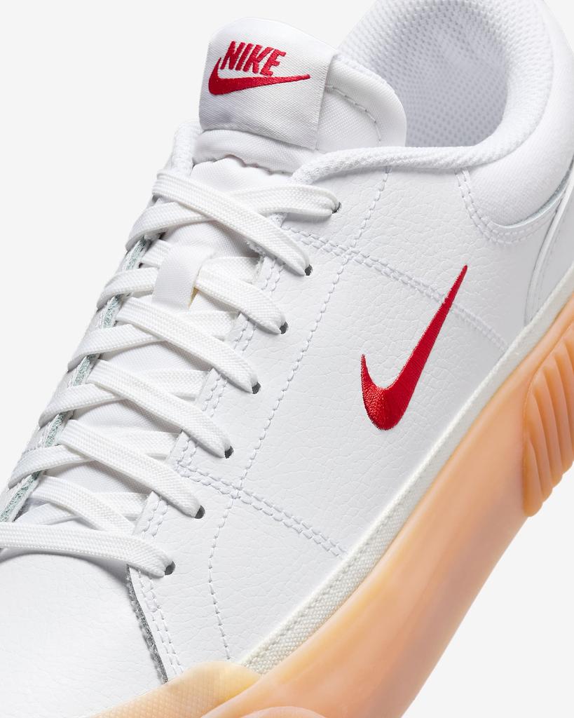 FV5526-103 Nike Court Legacy Lift Белый Желтая жвачка Парусный Университетский Красный (Женский)