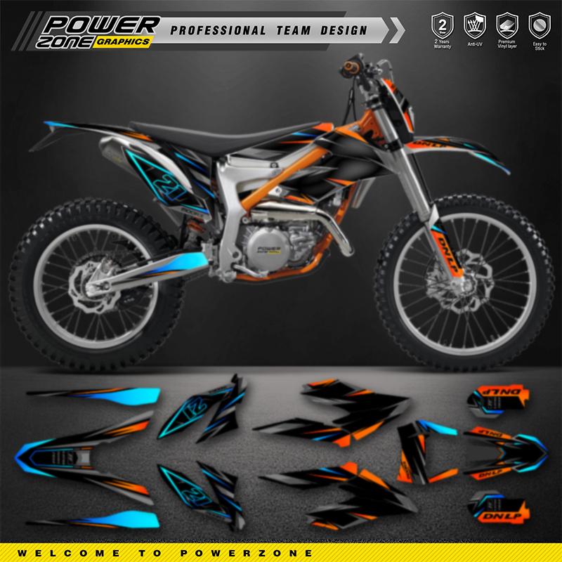PowerZone Индивидуальные Графические Наборы Командных Фонов Наклейки Стикеры Для KTM 2012-2017 2018 2019 2020 2021 FREERIDE 250 300