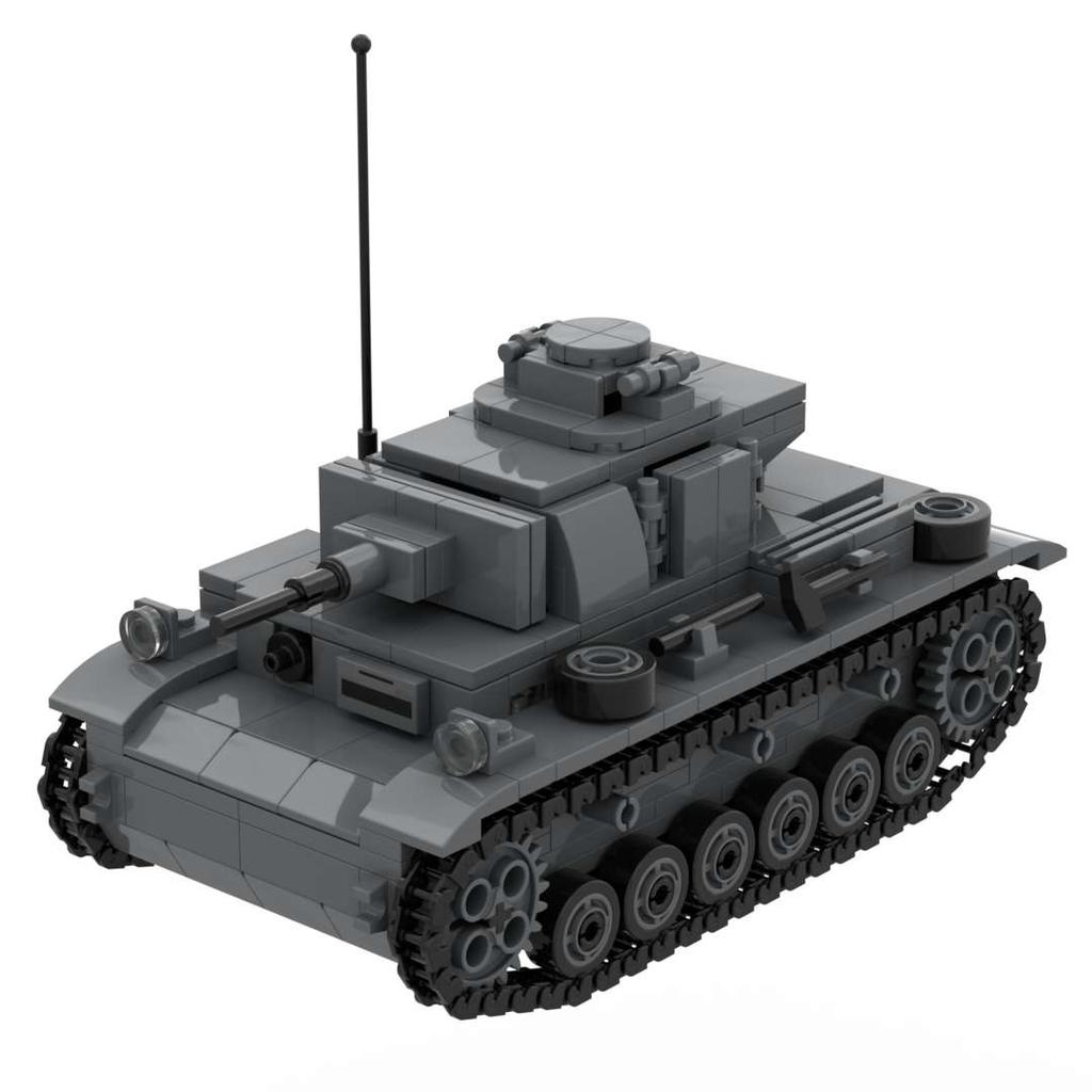 Немецкий танк времен Второй мировой войны Panzer I II III IV Flakpanzer MK103 Военный конструктор Армейские кирпичики Набор для сборки Совместимый с брендами