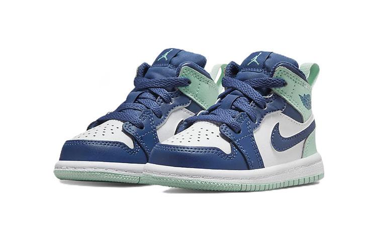 Jordan 1 Mid Mystic Navy Mint Foam TD 640735-413