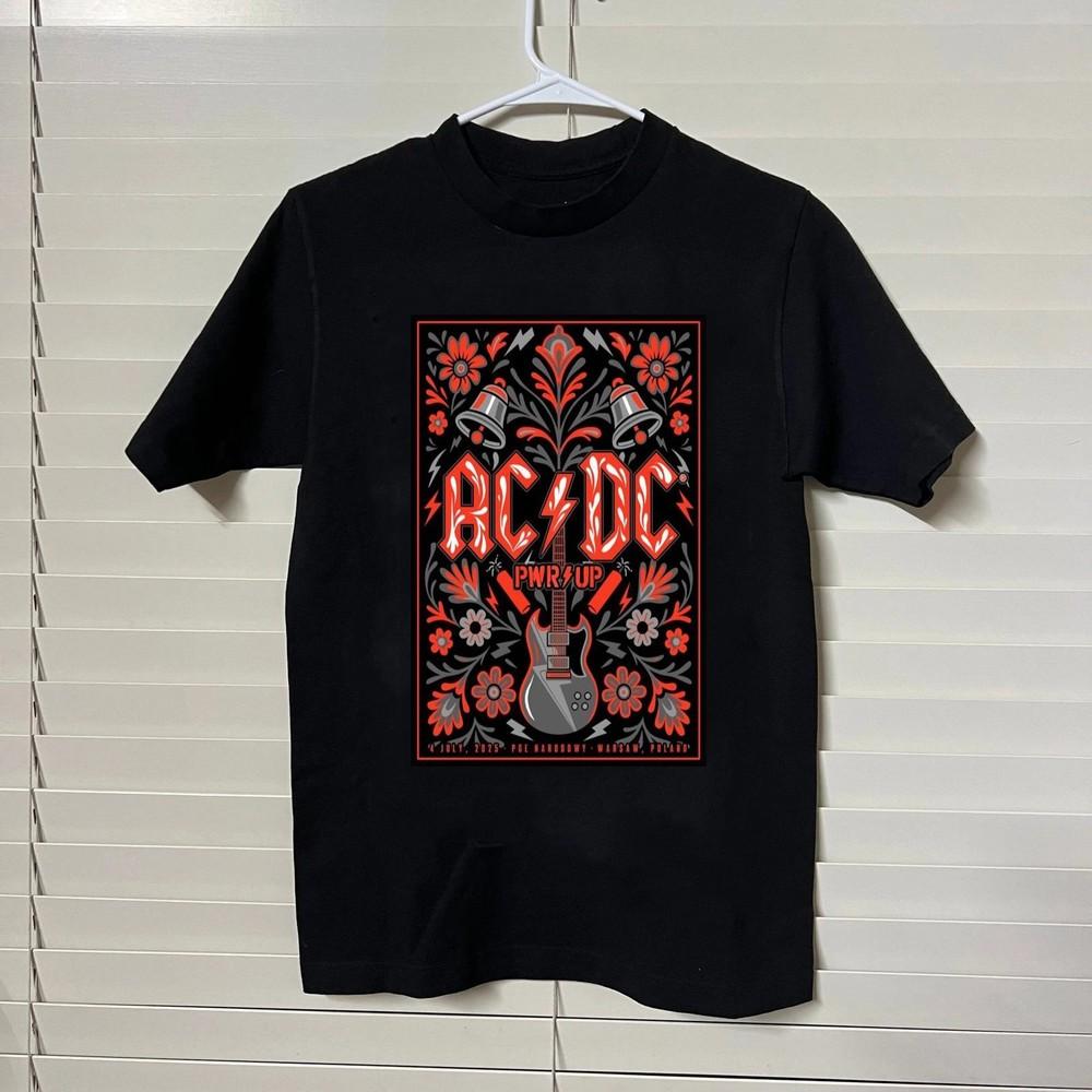 ACDC PWR Up Warsaw Poland 2025 Concert T-shirt