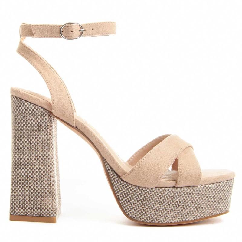 Sandalia De Tacón Para Mujer. Montevita Festsand8 88528