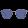 Lunettes de soleil - Max Mara - MM0043 - Argent et noir - Verres bleus - Protection 100% UVA/UVB