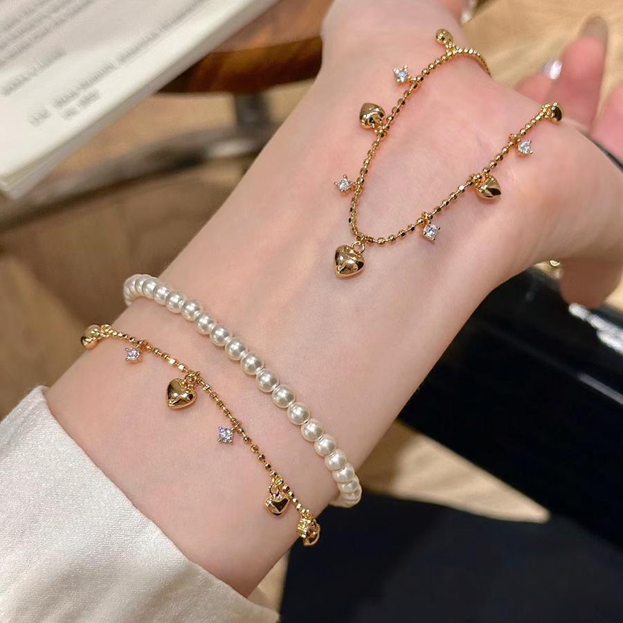 Super Vitality Love Pendant, Tassel Single Diamond Necklace For Women, Light Luxury And High-End Sense Exquisite Niche Pull Bracelet