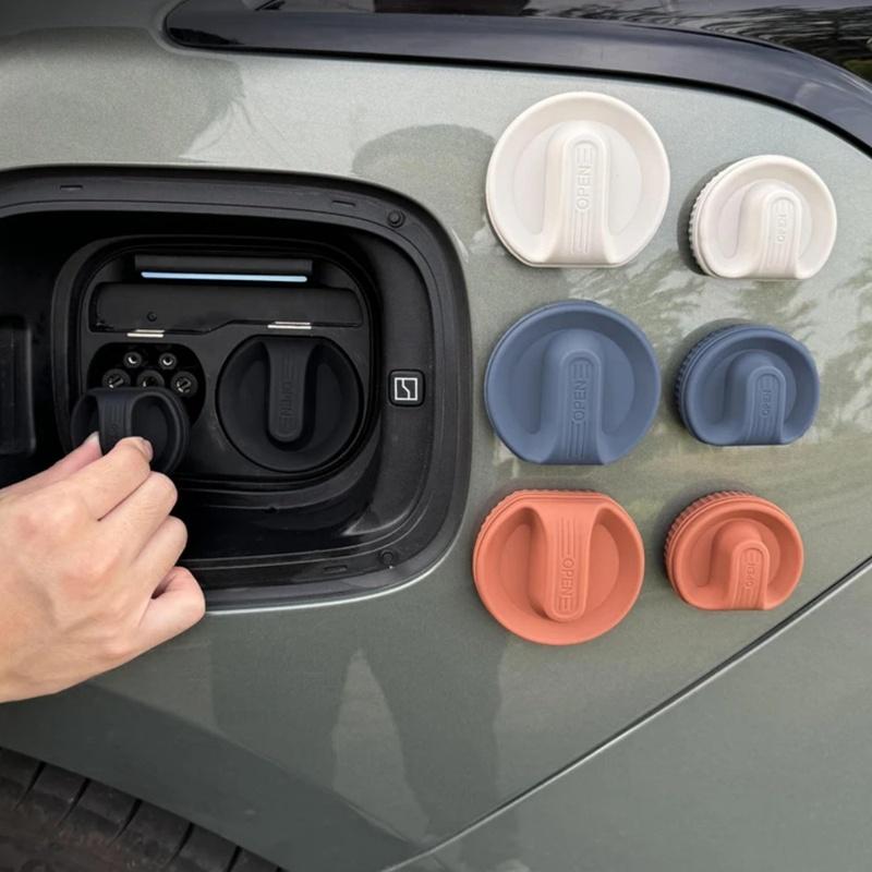 For New Zeekr 001 2024 Restyling Car Styling Charging Port Waterproof Protective Cover Dust Cover Auto Modified