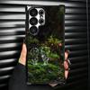 Nature Cute Child Painting Style Plating Phone Case For Samsung Galaxy S24 S25 FE S26 Edge S23 Ultra S22 S21 Plus S20 Anti-Fall