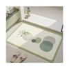 Nordic Floor Mat Toilet Water Absorption Quick Drying Easy To Take Care Of Foot Mat Household Non-Slip And Dirt-Resistant Bathroom Floor Mat