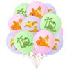 3D Pink Dinosaur Balloon Set Birthday Party Banner Cake Insertion Dinosaur Balloon Party Decoration Supplies
