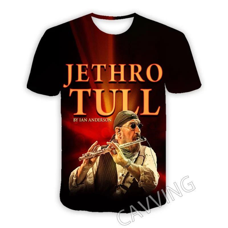 Новые Классические Футболки Jethro Tull Rock с 3D-печатью для Мужчин Женщин Хип-Хоп Тренд футболка Y2k Топ Оверсайз Уличный Стиль Мужская Одежда