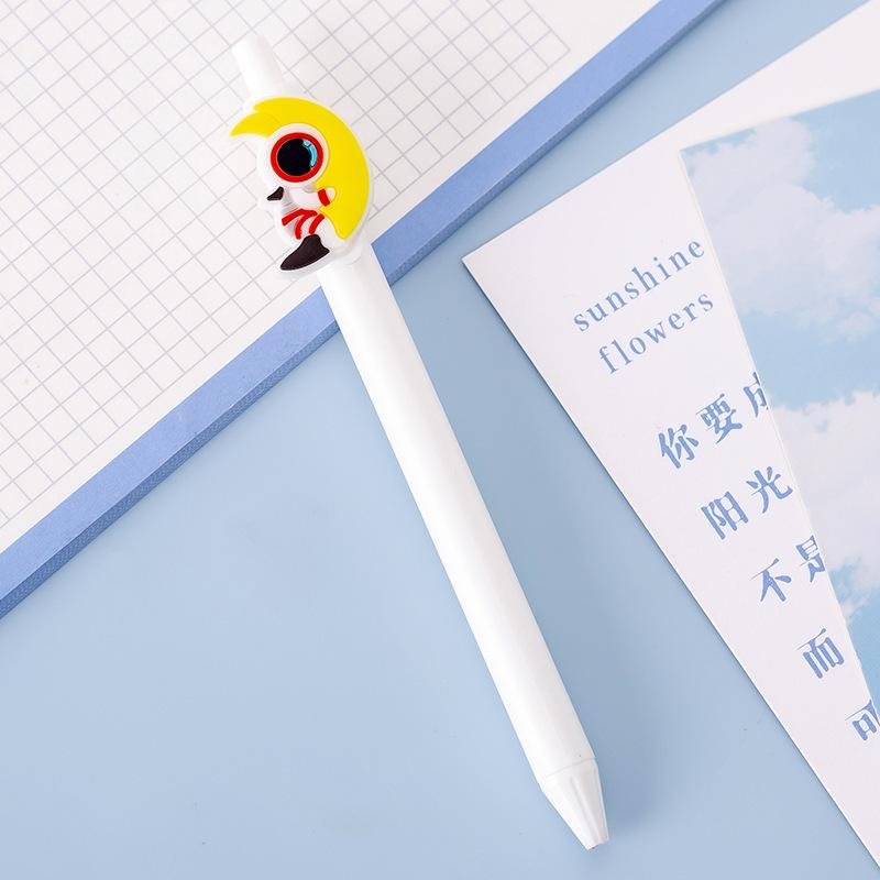 1 шт. Kawaii Cute Planet Astronaut гелевая ручка школьные канцелярские принадлежности креативные милые пресс милые ручки с героями мультфильмов