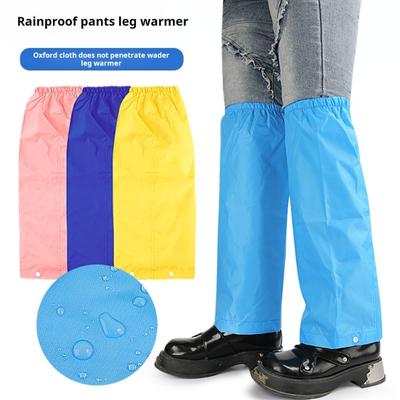 1 пара гетр для улицы водонепроницаемые ветрозащитные на кнопках эластичные мужские и женские походные