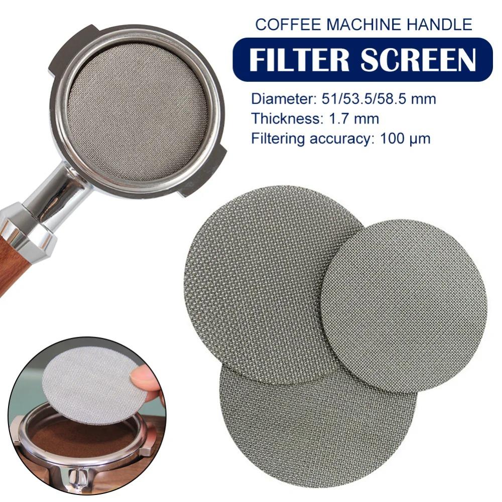 Heat Resistant Reusable Coffee Filter 51/53/58 Mm Coffee Filter Screen Espresso Machine