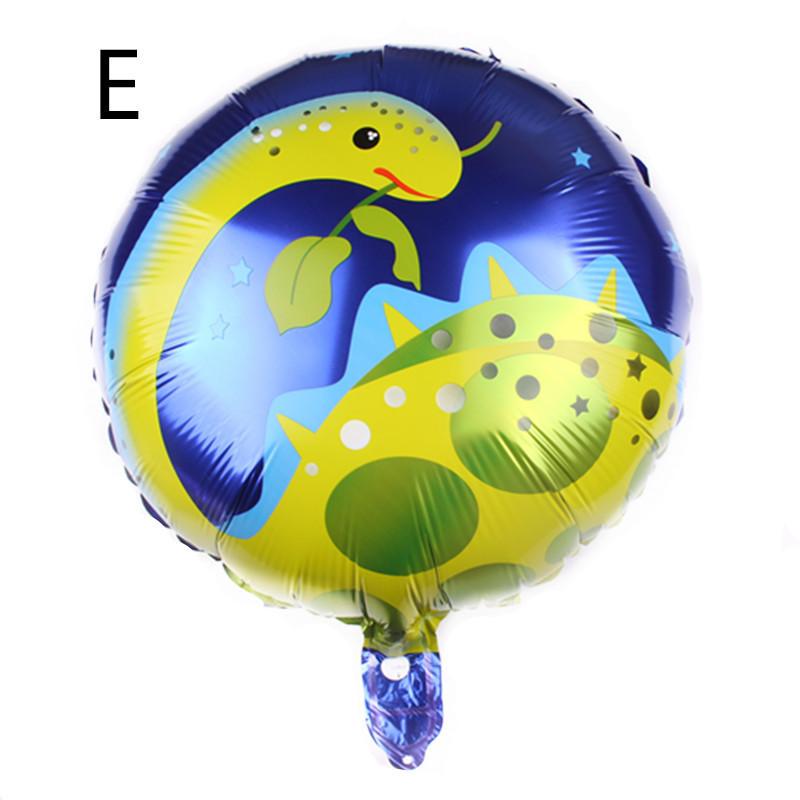 5pcs Dinosaur Aluminum Film Balloon, Triceratops Tyrannosaurus Rex Dinosaur Theme Party Decorative Balloon