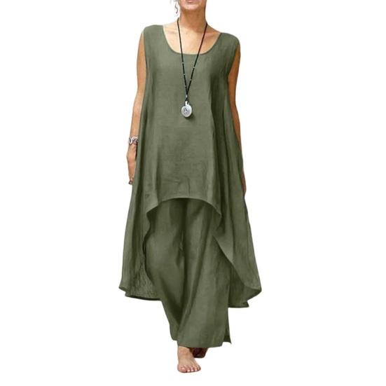 Халат, брюки, костюм, модный повседневный свободный жилет больших размеров, женская одежда