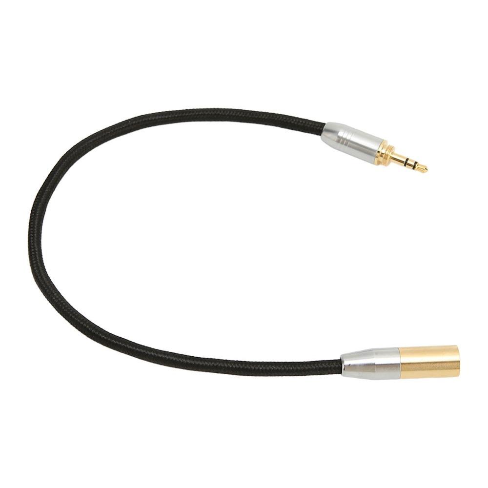 Plug and Play 3.5mm Male to Mini XLR 3pin Cable 3.5mm to Mini XLR Adapter Recording Studio