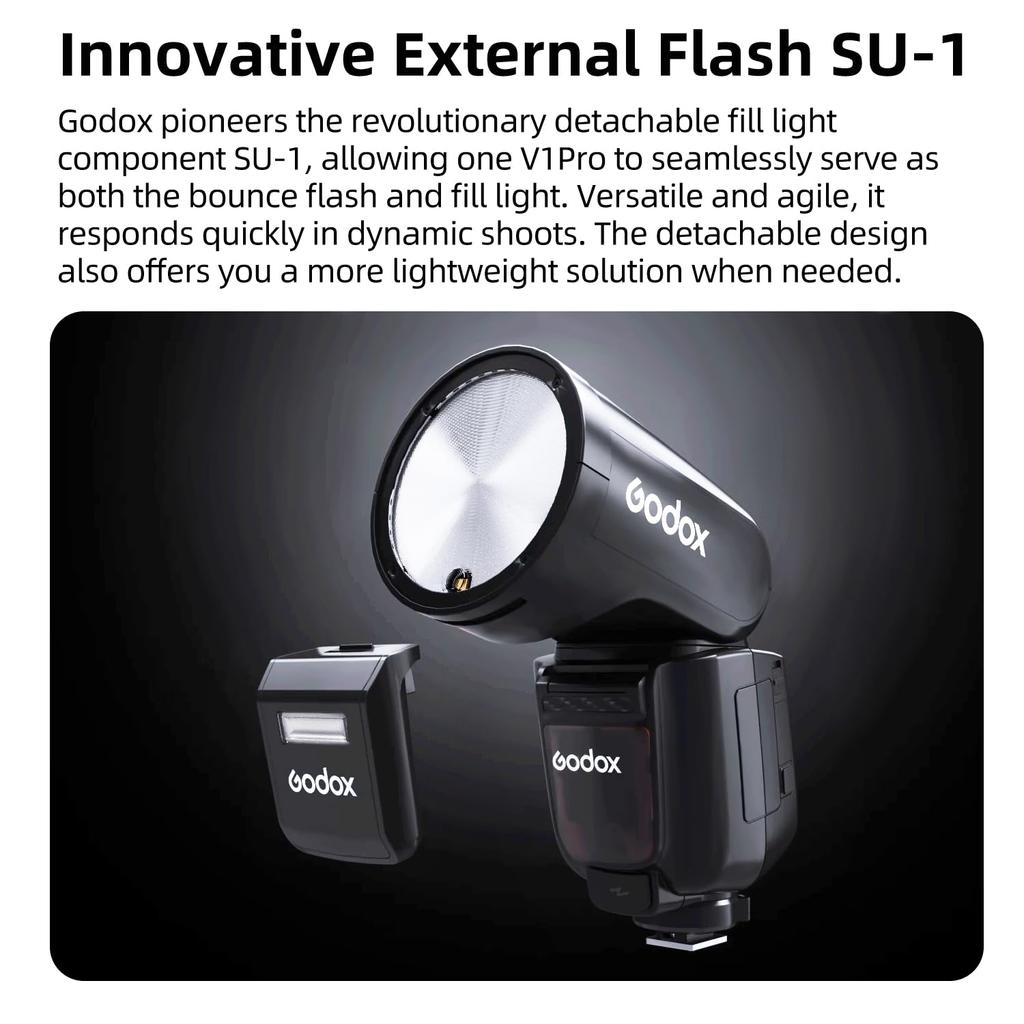 Комплект вспышки Godox V1 V1Pro O для камеры Olympus Panasonic TTL Speedlight Wireless HSS Съемная дополнительная вспышка для камеры Olympus Panasonic 2.4G 1/8000s SU-1