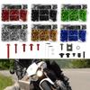 190 шт. Полный комплект болтов обтекателя для Kawasaki ZX6R ZX7R ZX9R ZX10R ZX12R ZX14R Versys 650 Ninja 650R 1000 Z750 Z1000