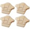 BONU Blister Prevention Pads, Set of 4 (2 Pairs), Repair Supplies, Prevents Heels from Slipping Off, Adjustable Heel Pads, Tongue Pads, Heel Cushions,