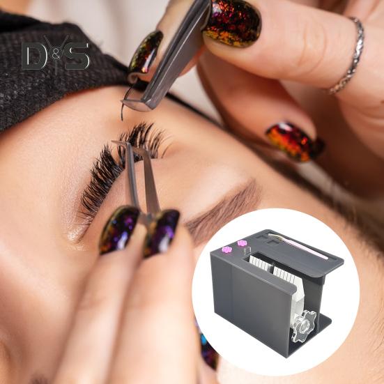 Acrylic Eyelash Root Splitter Manual Eyelash Fanning Machine Fan Maker Professional Women Eyelash Flowering Tools Lashes Extension Supplies