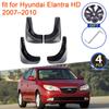 For Hyundai Elantra 2007 2008 2009 2010 HD Mud Flaps Splash Guards Flap Mudguards Fender Rear Wheel Car Styling 4Pcs