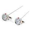 White Thermometer 1PCS 20 40cm Silver Stainless Steel