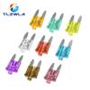 10PCS Small With Light With Fusing Indication Automobile Plug-in Fuse Small Sharp Foot Fuse For Automobile 5A ~ 40A