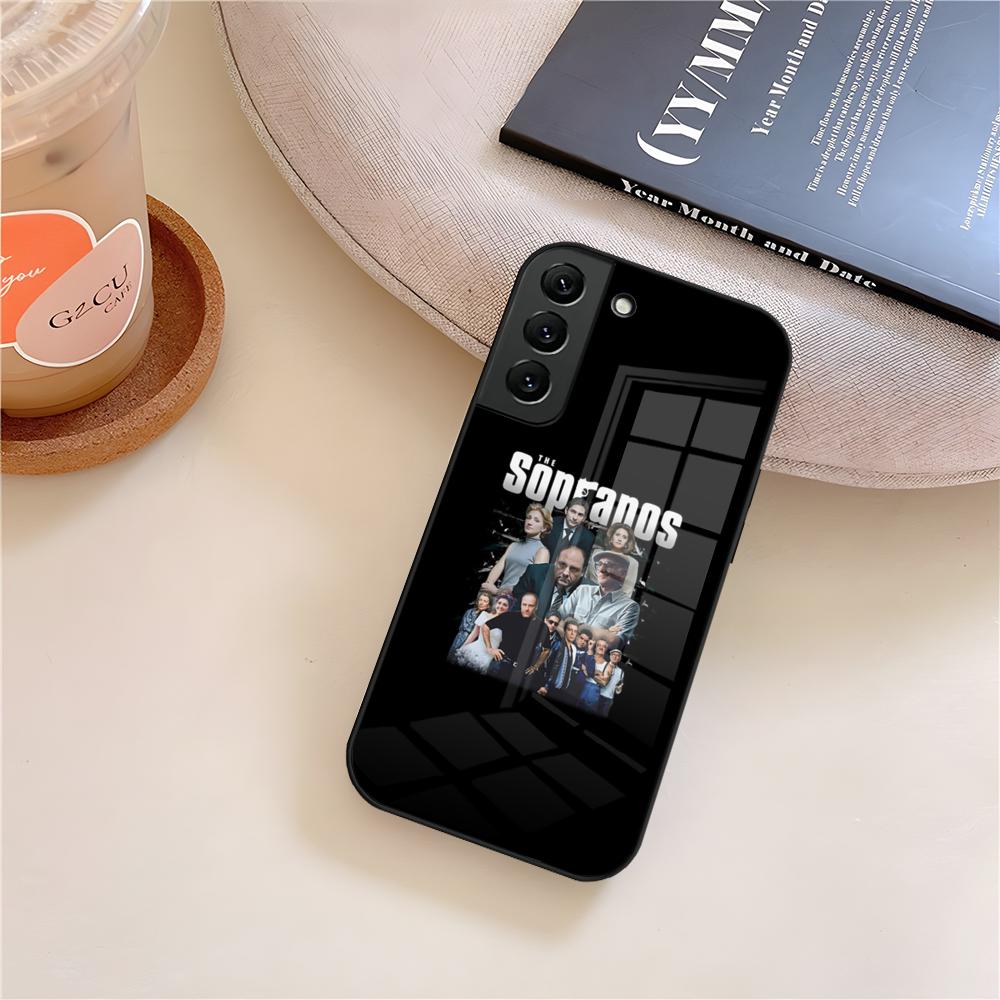 The S-Sopranos TV Tony Soprano Phone Case Glass For Samsung Galaxy S25 S23 S24 S21 S22 S20 Ultra Fe Plus A15 A14 Cover