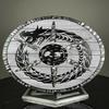 45.72 Cm Dragon Shield Authentic Cosplay Battle-worn Wooden Viking Shield Norse Mythology Valhalla Medieval Warrior Shield Gift