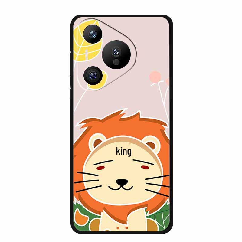 Чехол для телефона Huawei Pura 70 Pro с тиснением и цветной покраской, с текстурой высокого качества - 1 шт.