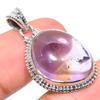 Natural Ametrine Gemstone Handmade 925 Solid Sterling Silver Pendant 1.34" F0z54