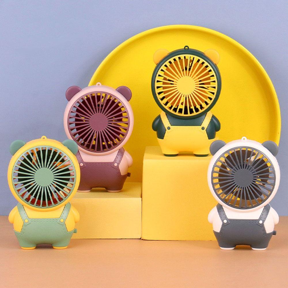 Portable Children's Handheld Fan USB Rechargeable Small Electric Fan  Student Dormitory