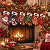 Acrylic Crafting Supplies for Holidays Faux Diamond Painting Christmas Stocking Kit, DIY Ornament Craft Tree Decorating Materials Kids Adults,