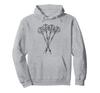 Darts Arrow Single Line Competition Sports Hoodie