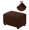 2 Sizes Footstool Cover Elastic Footstool Cover Flexible Furniture Protection Removable Footstool Cover Home