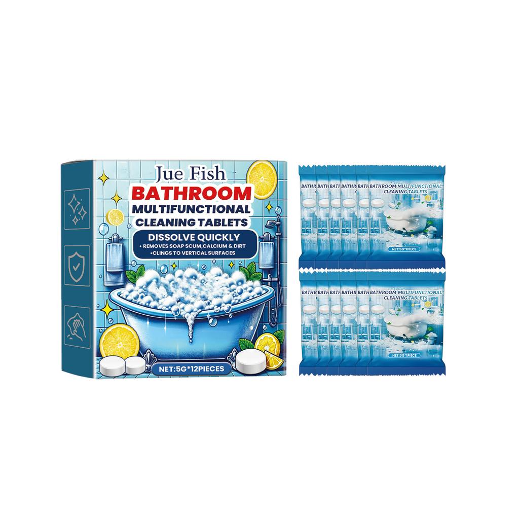 Bathroom Cleaning Effervescent Tablets, Multi-functional Bio-enzyme Cleaning Tablets