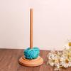 1PC Wooden High-quality Storage Winding Durable Single/Double Spool Rotatable Spinning Knitting Tools Roll Holder Dispenser