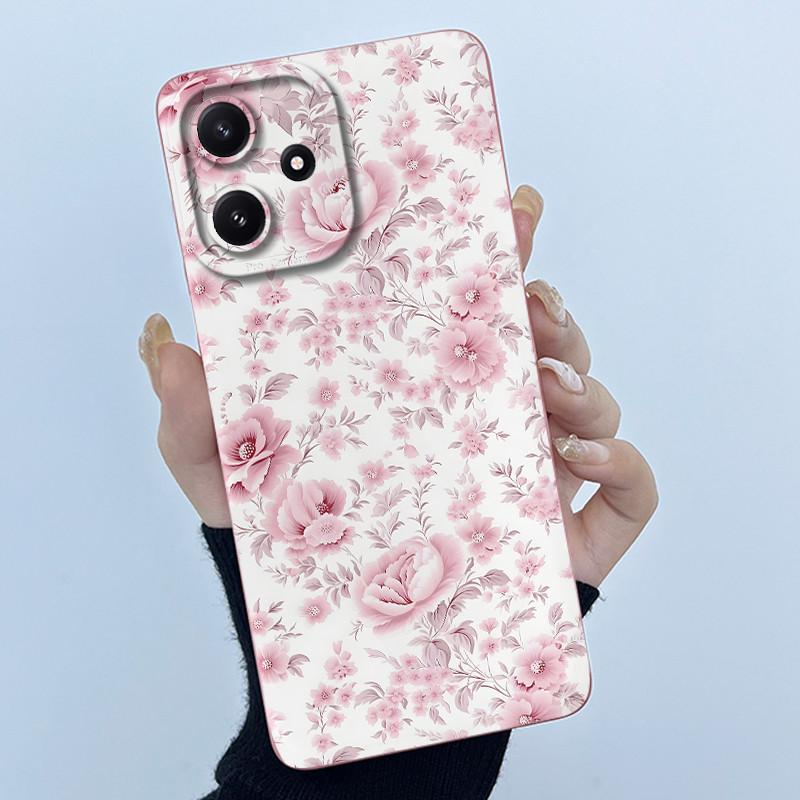 Phone Case For Xiaomi POCO M6PRO 5G Redmi Note 12R 5G Cute Panda Sweet Girls Cats Shockproof Silicone Back Cover For Redmi 12 5G