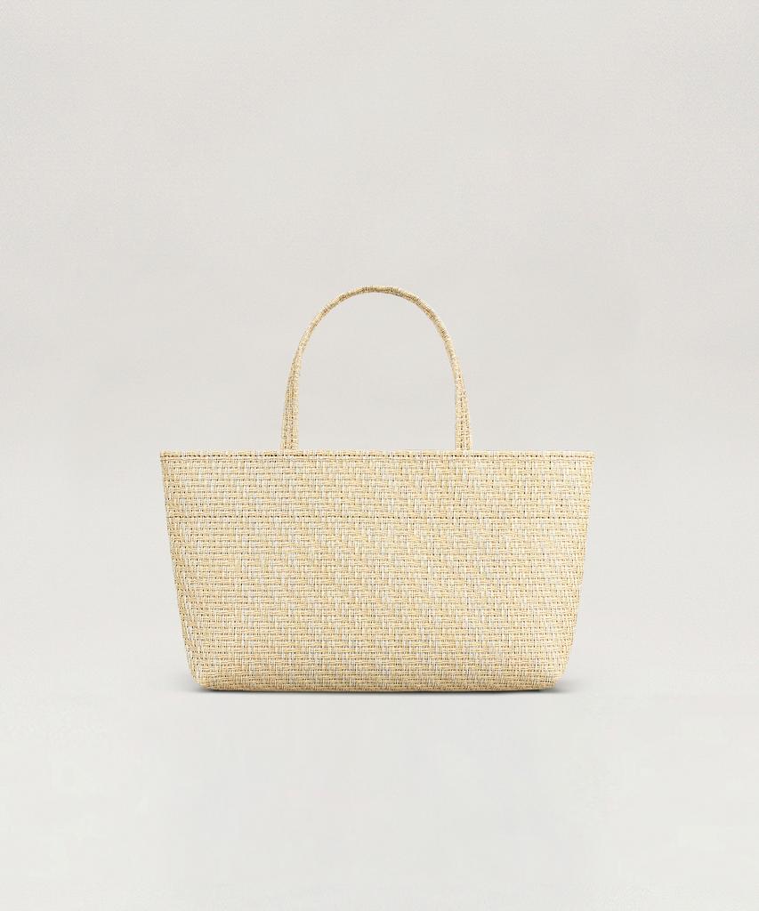 Сумка-тоут Tuo Rattan Flat Tote Mini Бежевая · Плетеная сумка-тоут Tuo Rattan Flat Tote Mini Бежевая