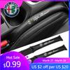 For Alfa Romeo 1/2Pcs Carbon VSE Fiber Car Interior Seat Gap Plug Filler Pad For Alfa Romeo Giulietta GT 159 147 156 Mito Brera Giul