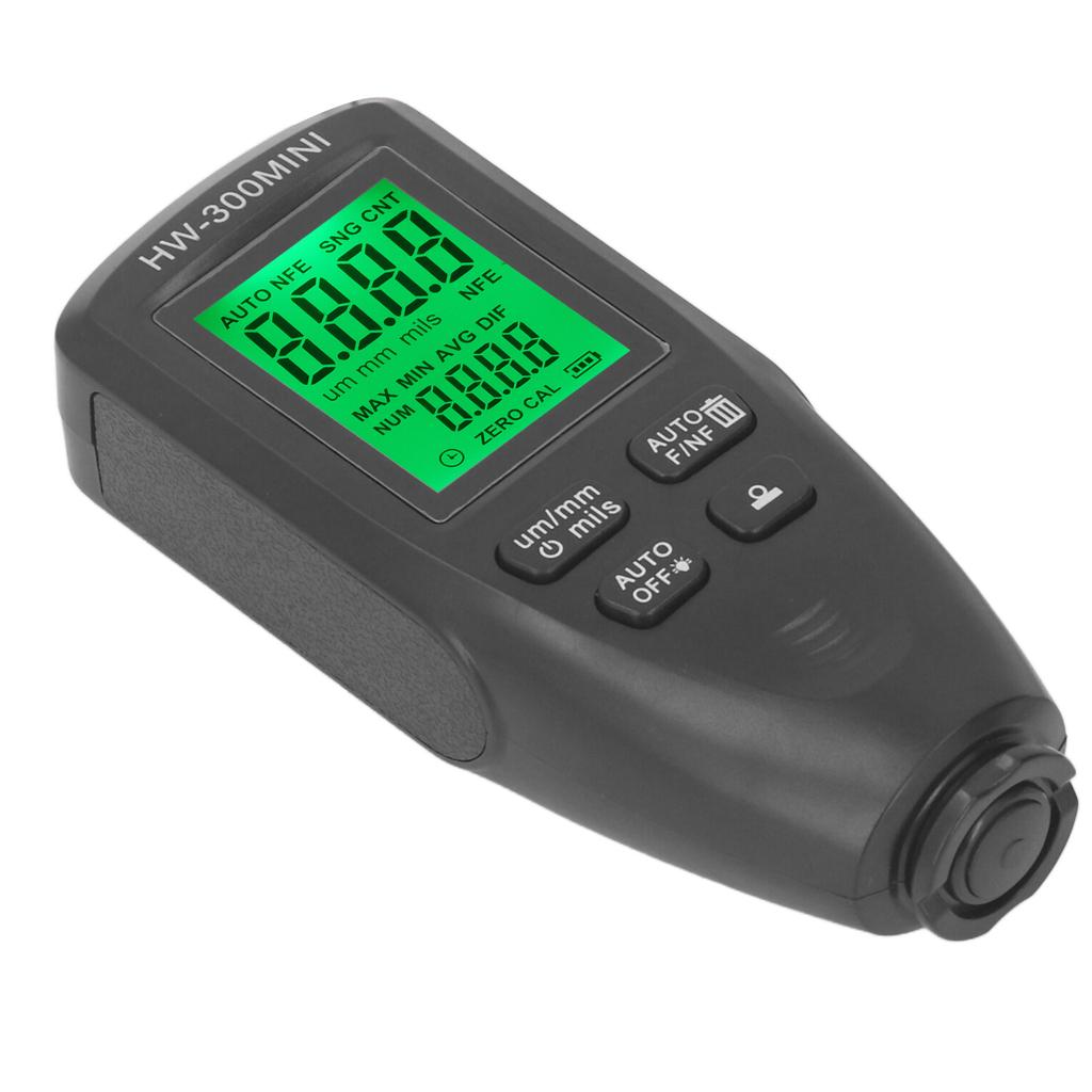 0 до 2000UM измеритель толщины лакокрасочного покрытия Mil высокоточный тестер глубины покрытия для автомобиля