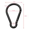 Aluminum Alloy Carabiner Hooks Gourd Shape Non-Locking Design Large Hiking Camping Carabiner Quick Link Lock Ring Carabiner Hook