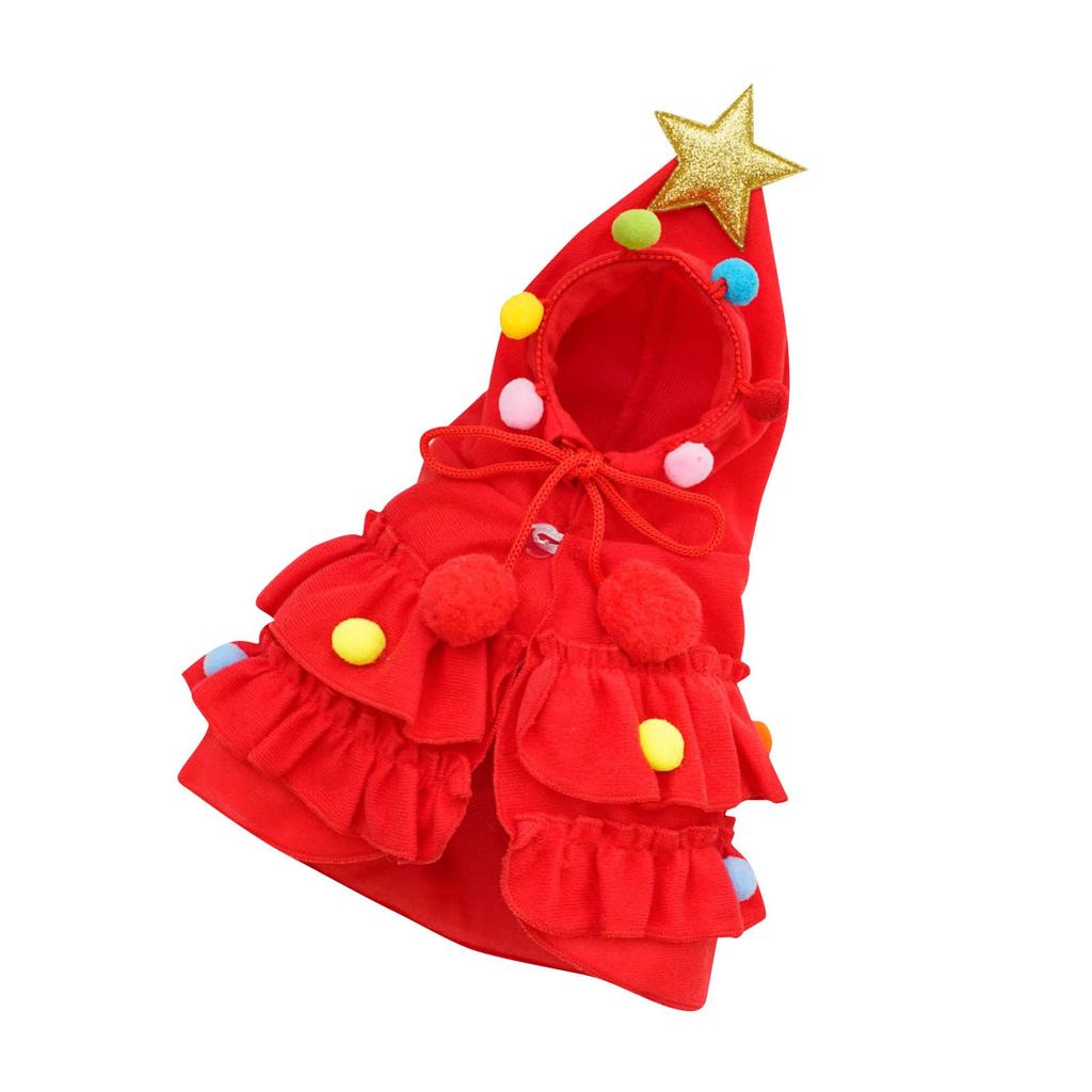  И Зимняя Рождественская Одежда для Домашних Животных Двухцветный Плащ Накидка Для Домашних Животных Шаль Костюм Преображения Собаки Фестиваль