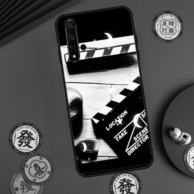 Clapper Board For Huawei Nova Y73 Y72 Y61 Y91 Y90 Y70 Y60 12s 12i 11i 8i 9 10 SE P60 Pro P30 P40 Lite Case