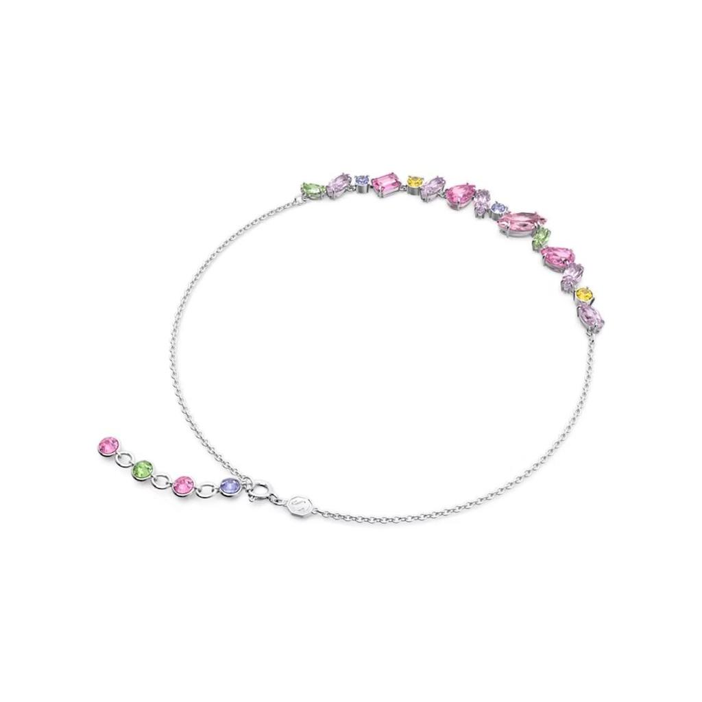 Swarovski Ожерелье Gema смешанной огранки с родиевым покрытием Женское ожерелье Серебро 5658398
